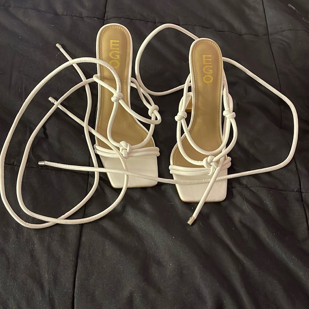 Women’s High Heel Gladiator Strap High Heel/Sandal Worn 1X For Pics Only